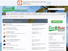 Tablet Screenshot of kavaforums.com